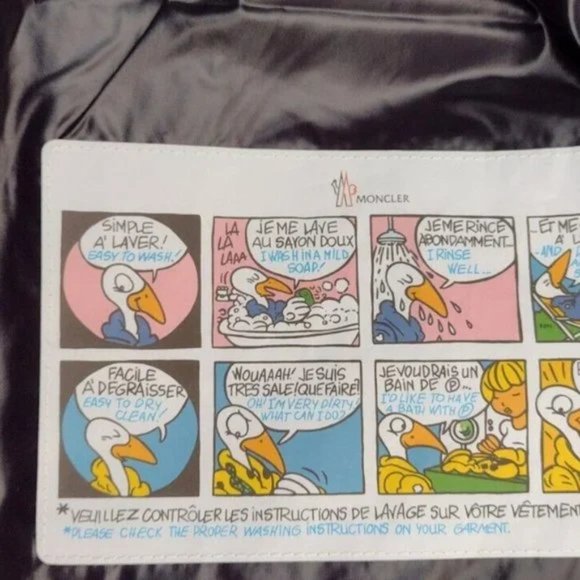 Moncler Cuvelier Giubbotto Navy Down Jacket Men’s 5 XL Slim XXL NWT - Picture 13 of 15